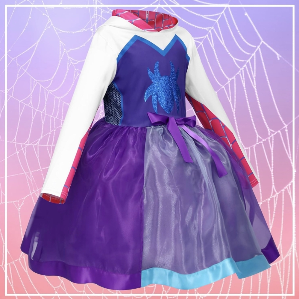 New Ghost spider dress, Spidey and his amazing friends tutu dress Gwen Size 5